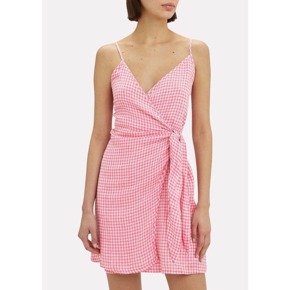 Rails Malia Dress Pink Gingham size Small